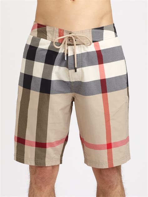 mens burberry swim trunks|burberry men's swim trunks sale.